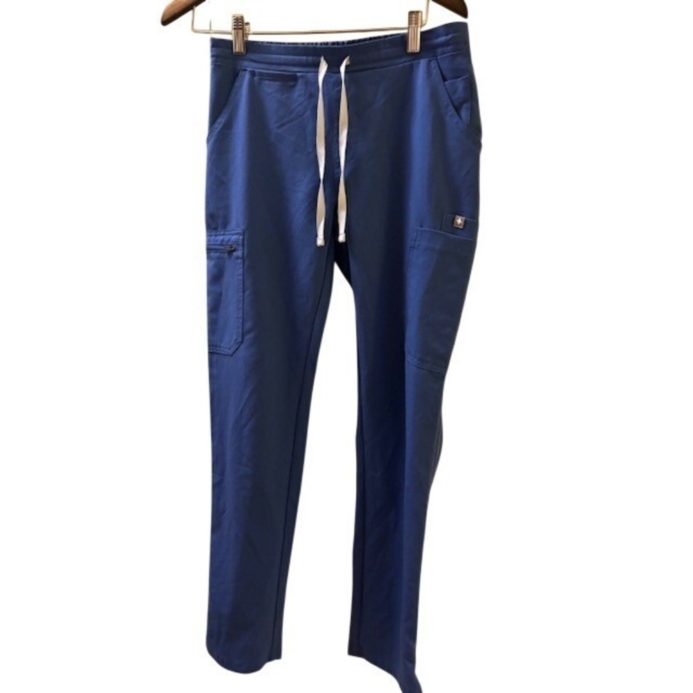 FIGS Scrub Pants Womens XS Blue Cargo PO# 1660